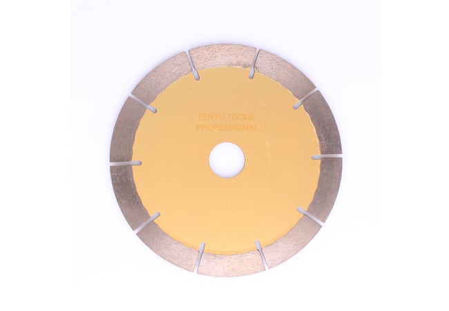 Diamond Cutting Saw Blade with Yellow Color