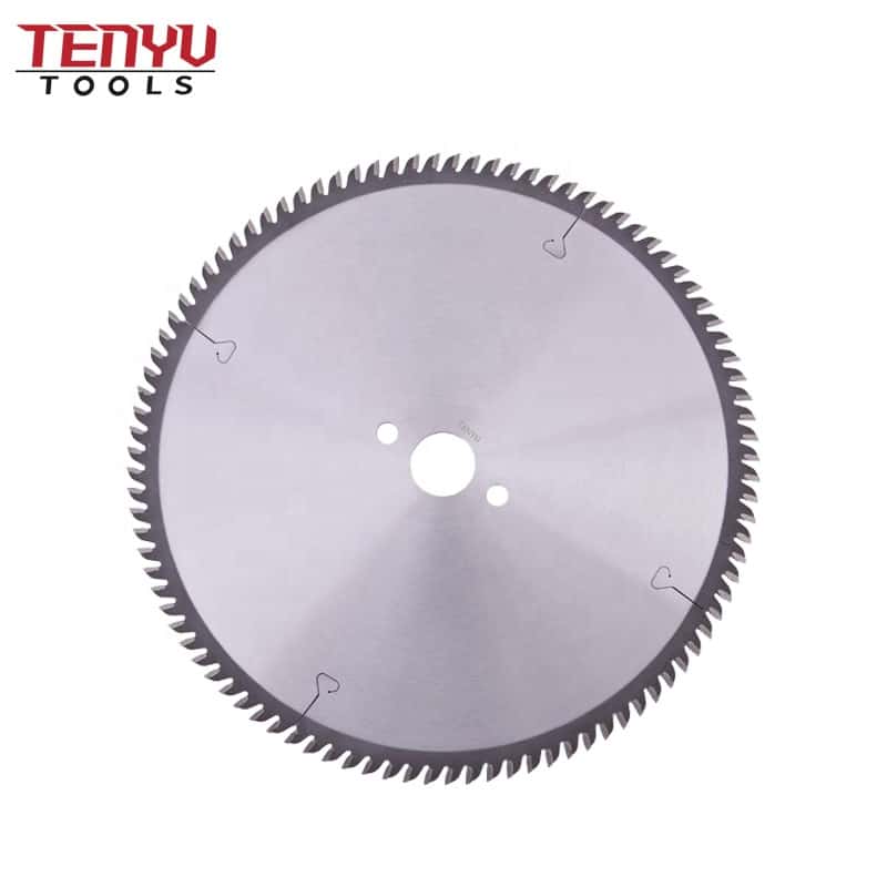 tct aluminum circular cutting saw blade for aluminium board and plastic steel cutting