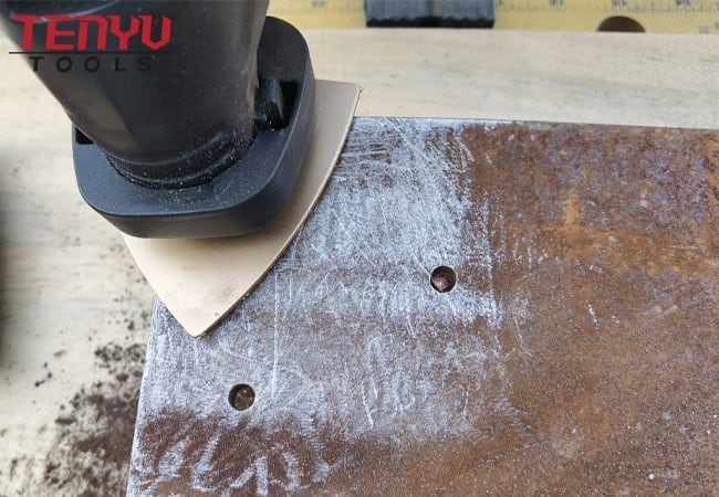 Diamond Triangular Multi Tool Oscillating Saw Blade for Ceramic Tile Concrete Narrow Areas Grinding