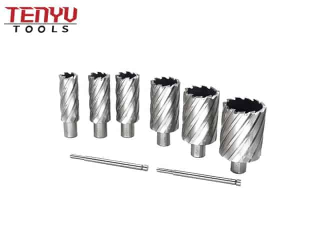 HSS Annular Slugger Cutter Magnetic Core Drill Bit Set for Drilling Stainless Steel Aluminum