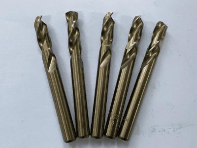 DIN1897 DRILL HSS STRAIGHT SHANK TWIST BITS DRILLING AMBER COBALT