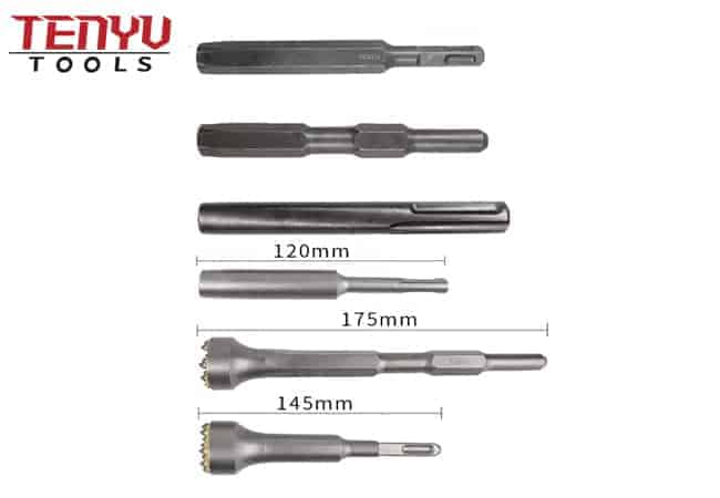 Electric Round Concrete Bushing Hammer Chisel Bit Tool for Concrete and Stone Drilling