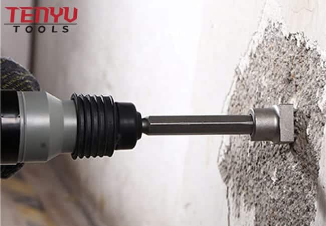 Electric Round Concrete Bushing Hammer Chisel Bit Tool for Concrete and Stone Drilling