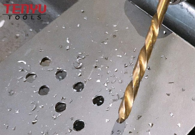 HSS M35 Brocas forets Co5% Cobalt Jobber longueur foret hélicoïdal 135 degrés point fendu pour acier inoxydable aluminium