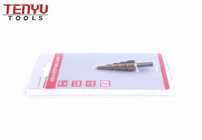 Metric Size Hex Shank Titanium Cotatd M2 Sheet Metal Step Up Cone Drill Bit