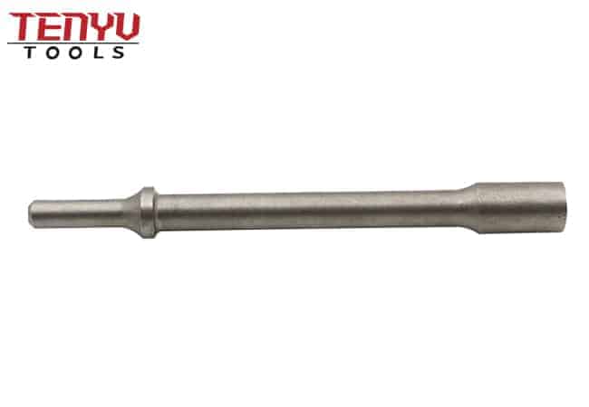 Pneumatic Flat Head Oval-shaped Air Hammer Bit Smoothing Chisel Extended Length Impact Tool for Formation