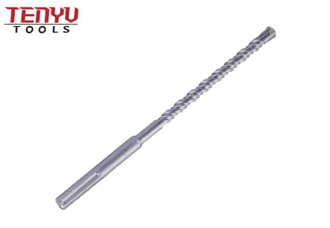 S4 Flute Carbide Cross Head Tip SDS Max Hammer Drill Bit for Concrete Hard Stone Marble Rock Drilling