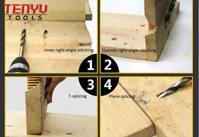 15-Grad-Taschenlochlehre für die Holzbearbeitung. Guides Joint Angle Tool Carpentry Locator 14-teiliges Set