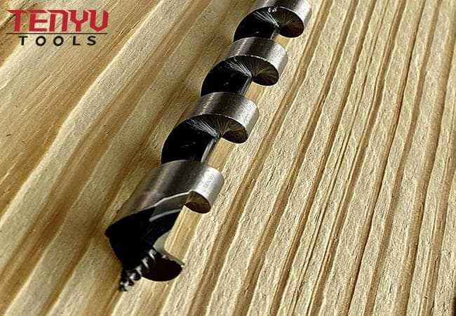 15Pcs Hex Shank Wood Auger Drill Bit Set in One Plastic Box for Soft and Hard Wood Plastic Drywall and Composite Materials