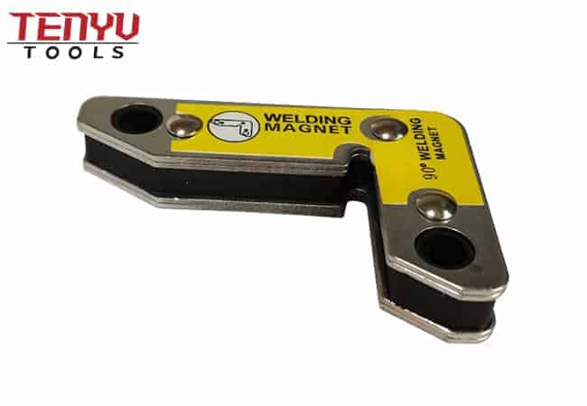 2Pcs Magnetic Welding Fixture Inside or Outside 30 60 90 Degree Magnetic Weld Clamp Holder Fixer Tool Set for Easy Weld