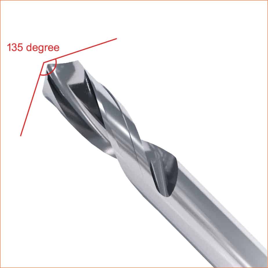 Double-Ended Drill Bits With Bright Surface 135 point