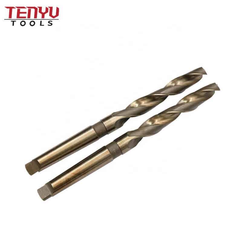 HSS Cobalt Taper Shank Drill Bits with Grey Surface