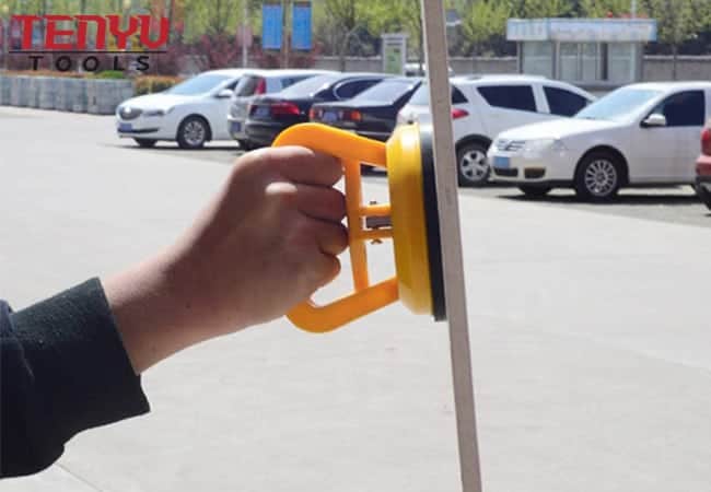 Heavy Duty Double Handle Gripper Glass Sucker Plate Lifter Glass Suction Cups for Tile and Granite