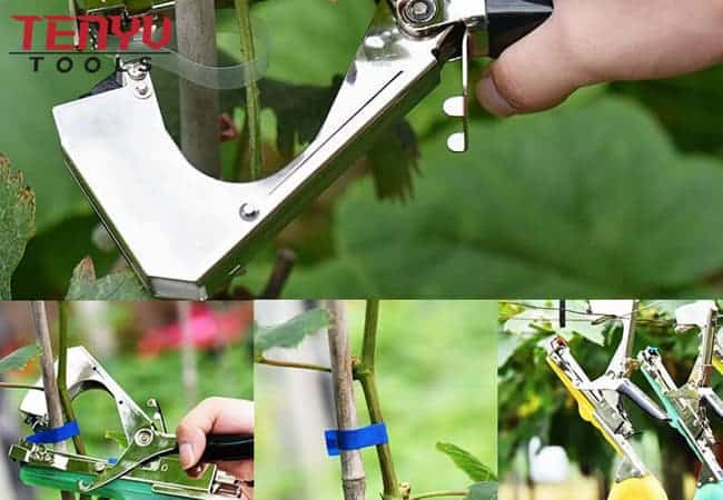 Machine à attacher les plantes de vigne à la main en acier inoxydable pour une installation et un fonctionnement faciles Vente chaude sur Amazon