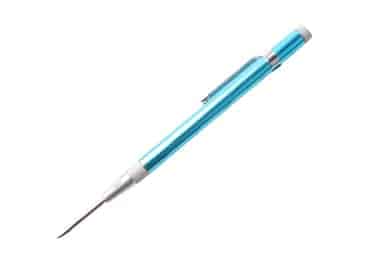 Blue Surface Spring-operated Automatic Center Punch Pencil Slim Design with a Pocket Clip for Punching Marking Scribing