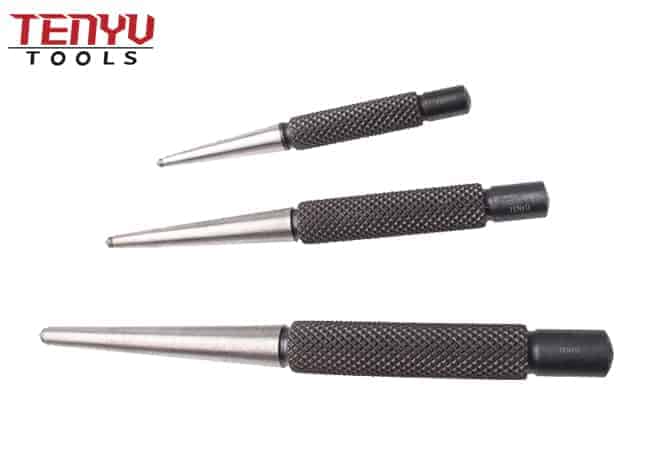 High Carbon Steel Non Slip Center Pin Punch Welding Head for Logo and Brand Customize Metal Wood Scribe Marking Tool