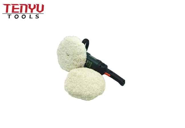 6 Inch Washed Polished 100% Natural Wool Polishing Pad with Hook and Loop Polishing Pad for Clean Car Polishing