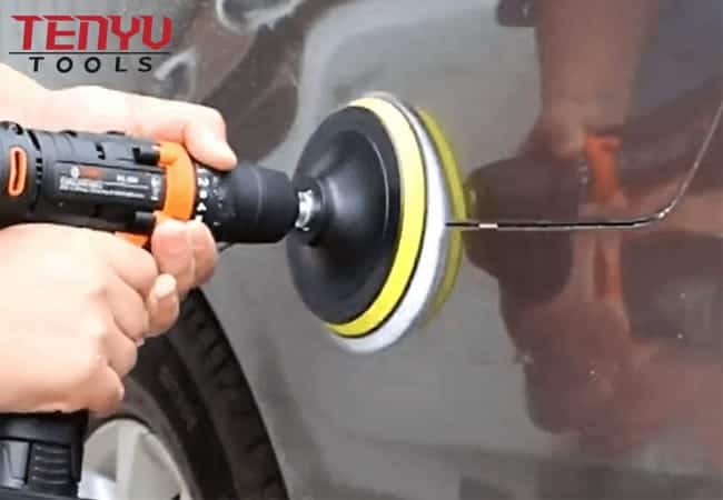 6 Inch Washed Polished 100% Natural Wool Polishing Pad with Hook and Loop Polishing Pad for Clean Car Polishing