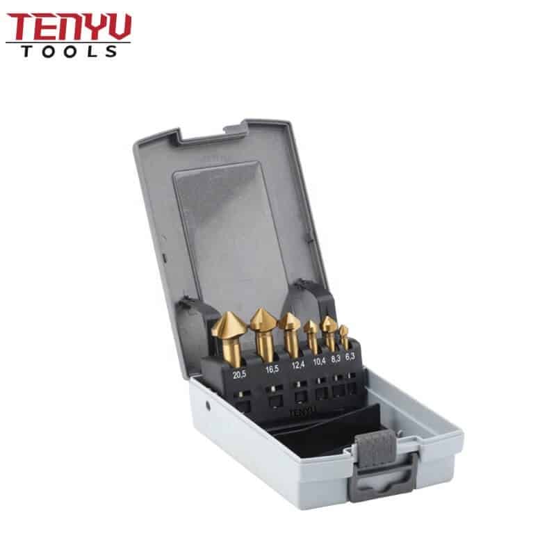 hss4241 90 degree cutting angle best countersink drill bit for metal wood deburring