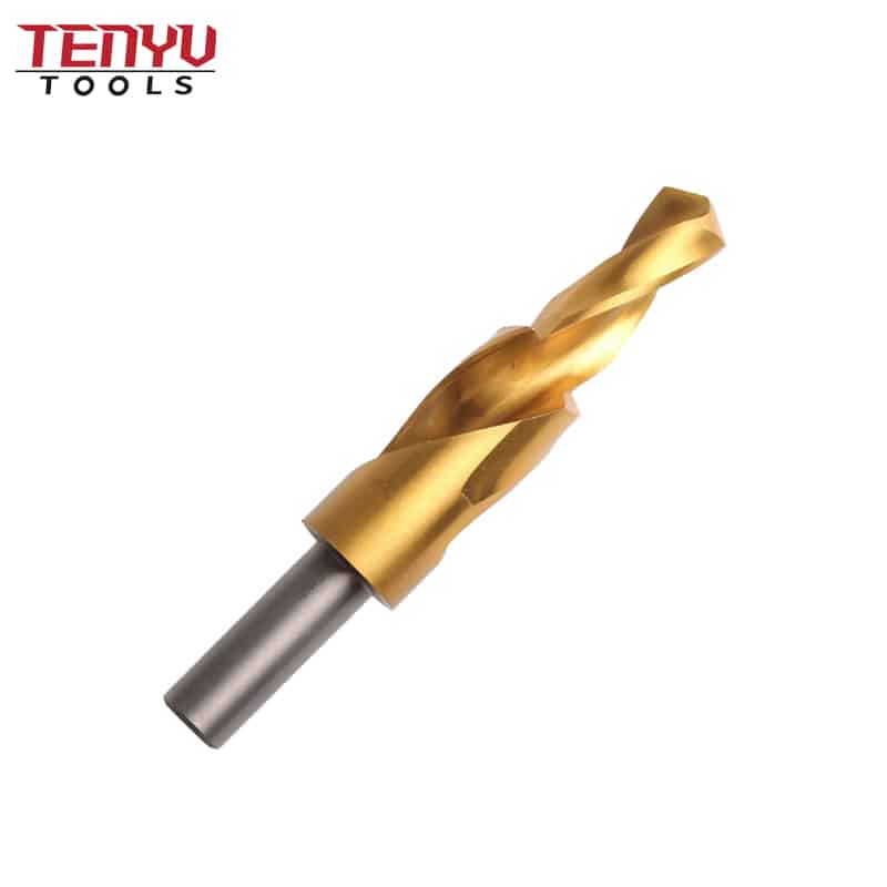 straight shank m2 diameter 90180 degree subland step twist drill bit for metal drilling