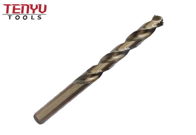 3 steps design m42 co8% cobalt drill bits for stainless hard metal 1