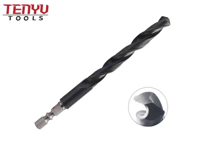 japanese type double r hex shank metal cutting twist drill bit for drill press