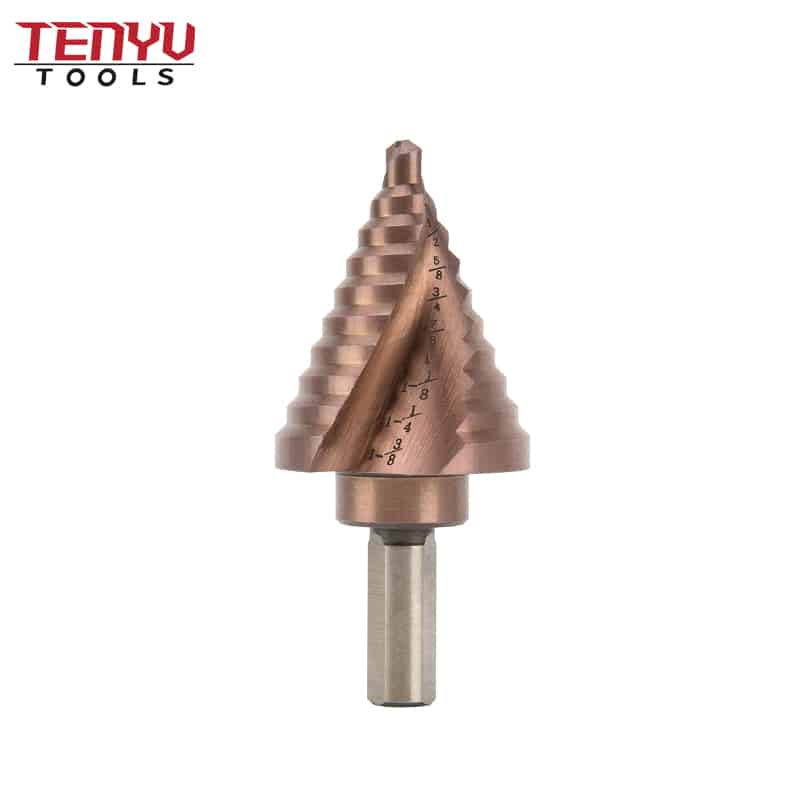 m35 cobalt step drill bit spiral step drill bit unibit drill bit for stainless steel