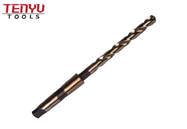 m35 material 3mt 135 degree point cobalt taper shank drill bit 1