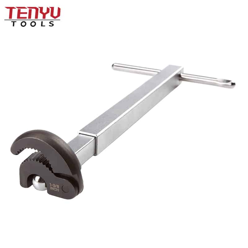 10 to 17 inch adjustable telescoping basin wrench china sink wrench for tight space