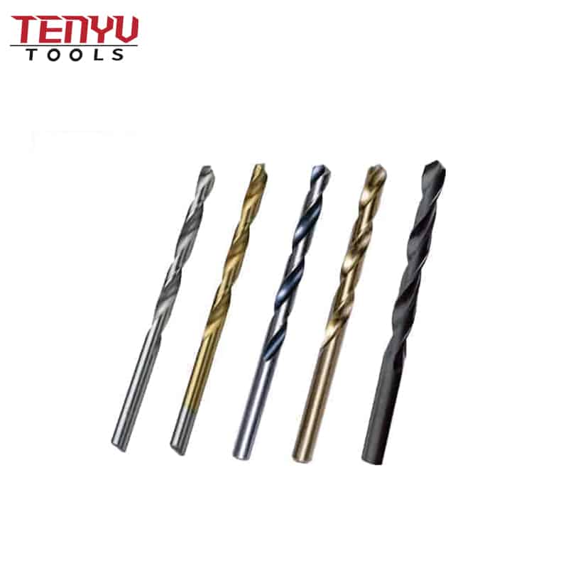 din 338 hss straight shank twist hss drill bit for steel metal drilling