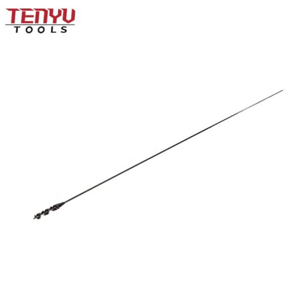 Flex Auger Bit with Screw Point 0.625Inch x 54Inch Long Flexible Cable Drill Bit Fish Bit for Pulling Wire Behind Walls