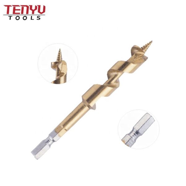 single flute wood auger drill bit without stem