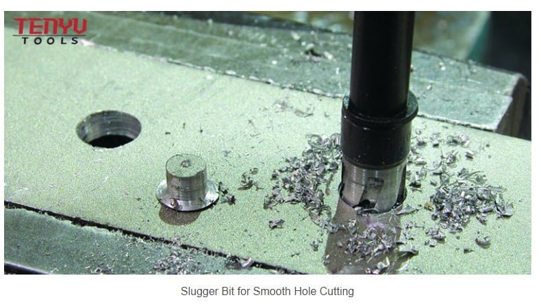 slugger bit for smooth hole cutting