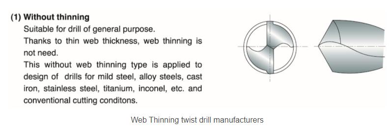 Drill store bit web