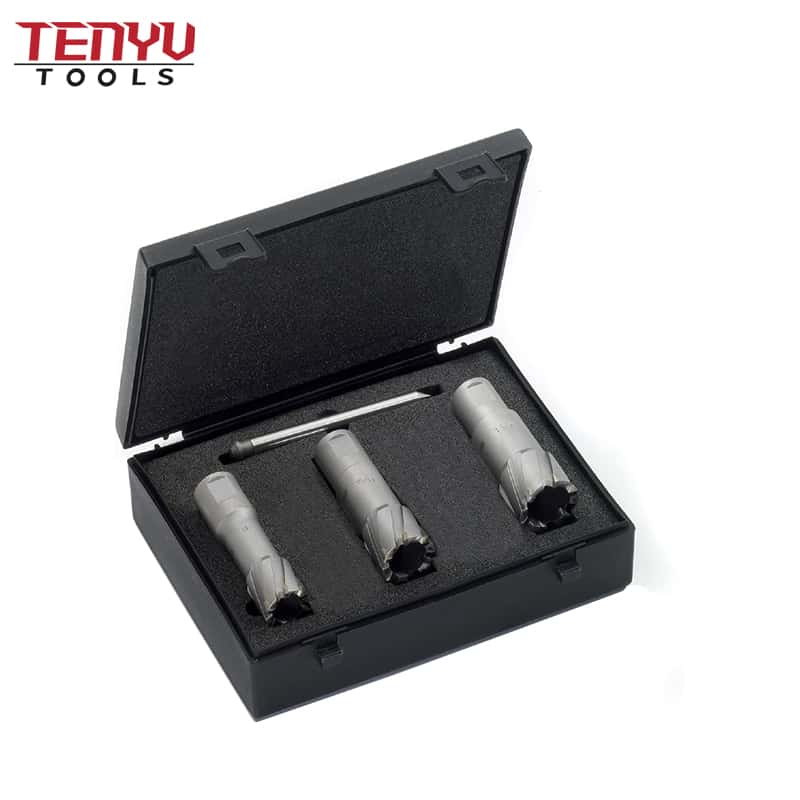 high performance 3 pieces carbide tipped tct annular cutter set