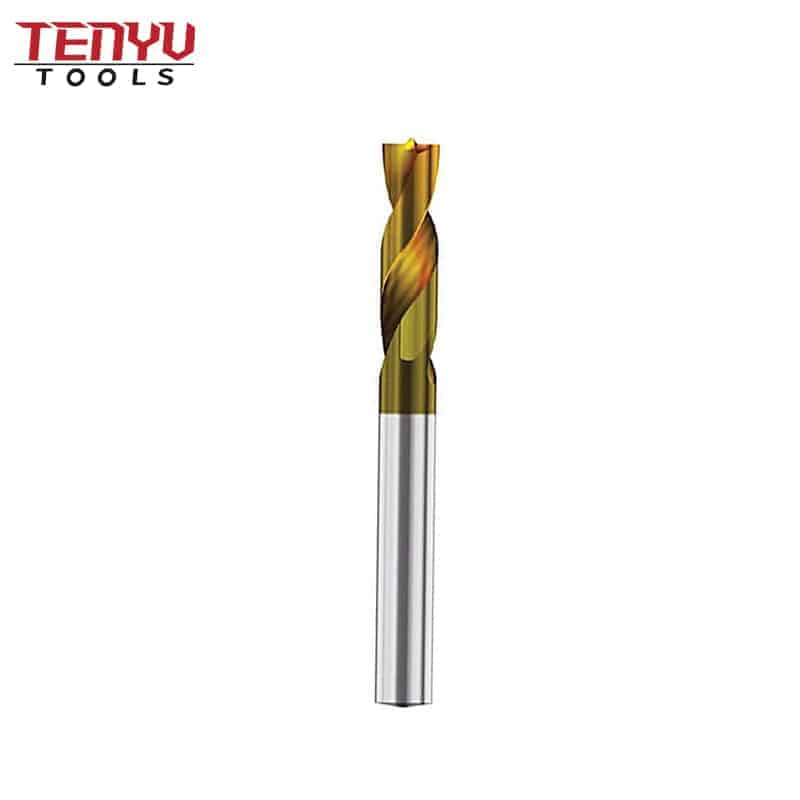 high speed steel cobalt spot drill bit 8 mm dia 80 mm length chamfering tool