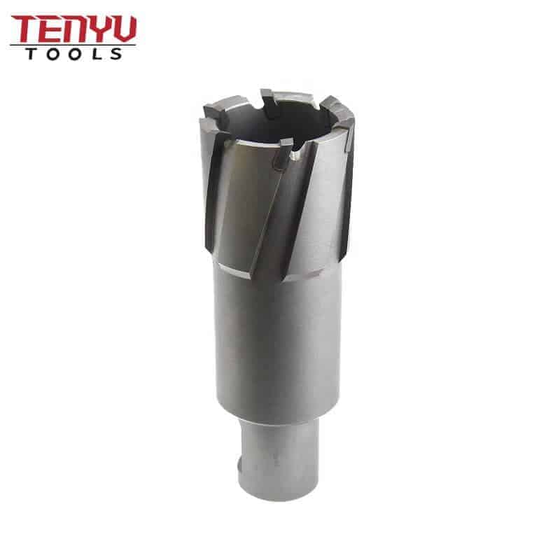 tungsten carbide tip tct annular cutter with weldon shank