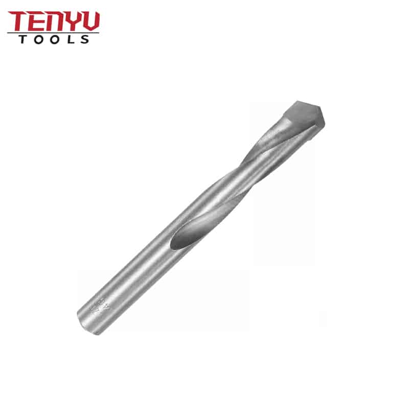 14mm reduced shank cemented full carbide twist drill bits for hardened steel stainless steel, 12 inch straight shank