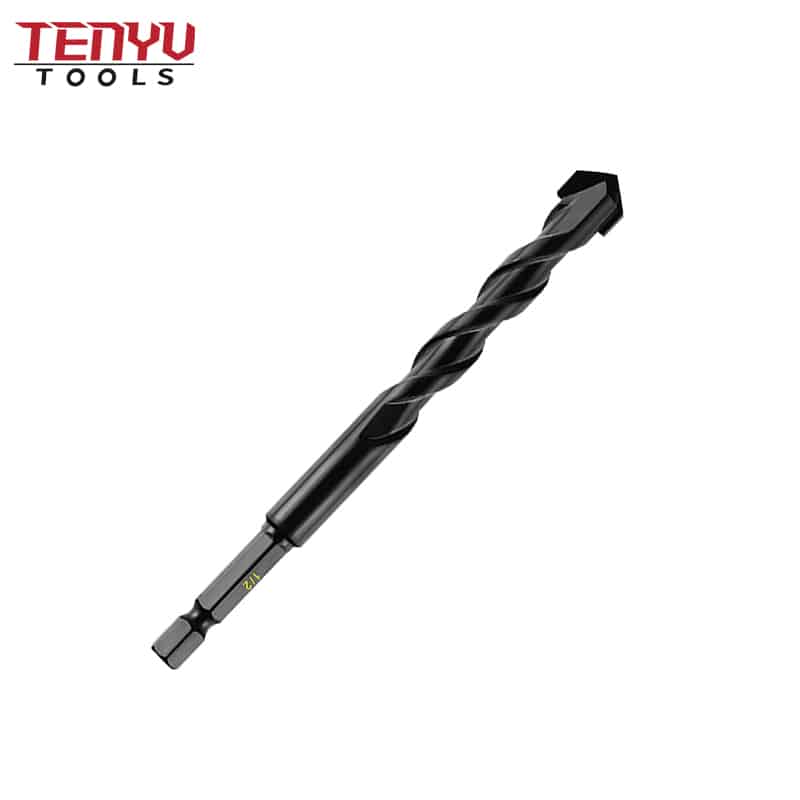 piece masonry drill bits for concrete, stone, carbide drill bit for glass, brick, tile, plastic, ceramic and wood