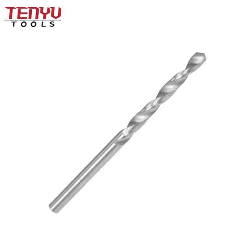 yekpare karbür bükümlü matkap uçları, 3mm tungsten karbür düz saplı spiral flüt delme