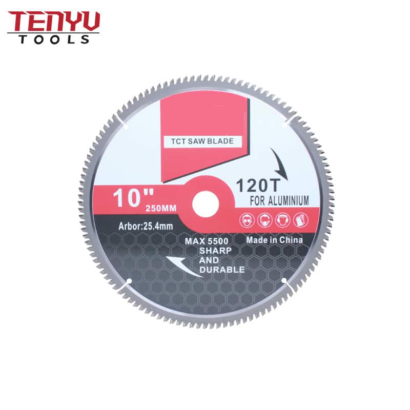 10 inch 120 teeth aluminum cutting blade for chop saw