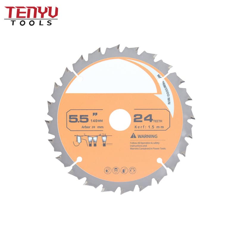 5.5 inch 24 teeth circular saw blade for pressure treated wood